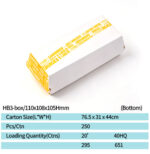 Custom Printed White Kraft Paper Burger Boxes Disposable Single Double Hamburger Takeaway Packaging
